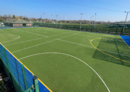 St. Augustine of Canterbury Catholic School netball courts construction