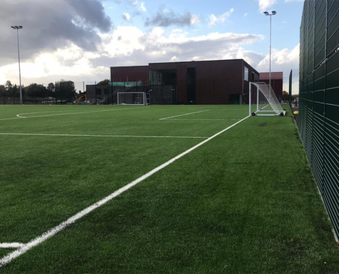 Coombe Wood School 3G pitch construction Croydon by Blakedown