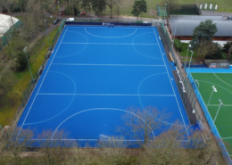 Reed's School sand-dressed hockey pitch construction