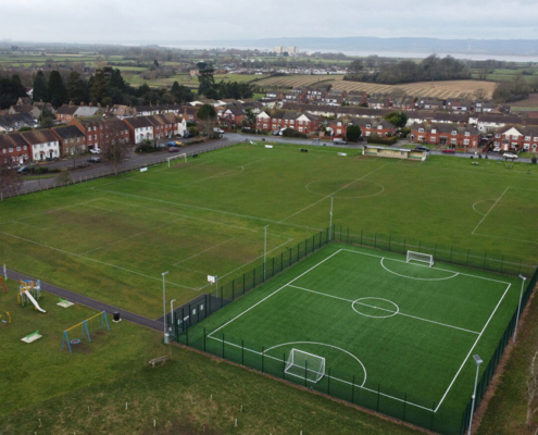 Canon Park, Berkeley 3G MUGA Pitch construction