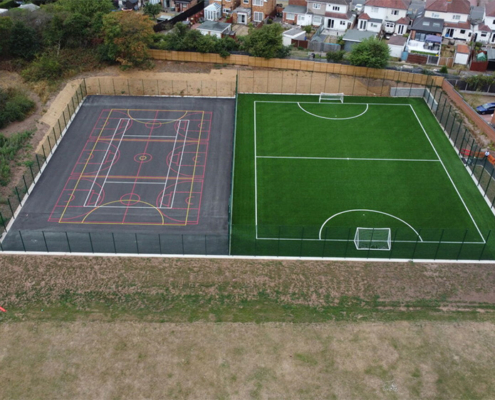 Olton Primary School, Solihull 3G pitch and MUGA construction