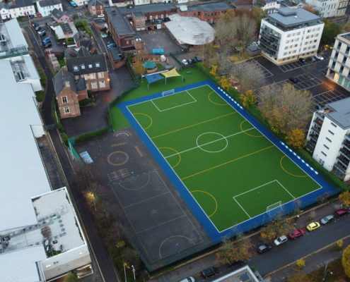 St. Gregory the Great Primary School MUGA construction