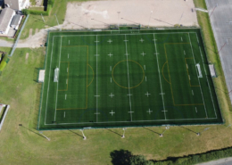 Bedwas High School 3g pitch construction by Blakedown