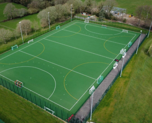 Copthorne Prep School hockey pitch construction by Blakedown