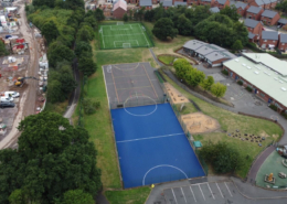 Newdale Primary and Nursery School, Telford MUGA construction by Blakedown