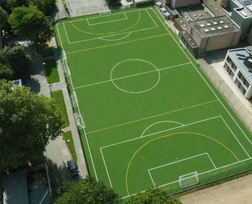 Orleans park school hockey pitch construction 2