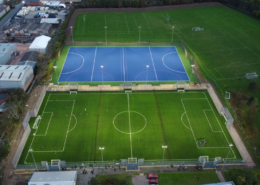 Pershore high school sports pitch construction blakedown