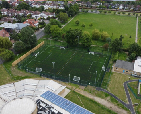 Queens park community 3g pitch blakedown 2