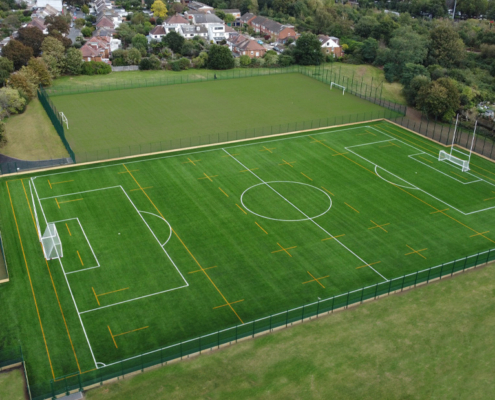 Richmond upon thames college sports pitch construction blakedown 3