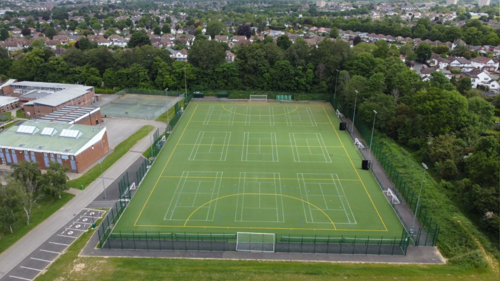 St Olave's Grammar School hockey pitch construction by Blakedown St Olave's Grammar School hockey pitch construction by Blakedown