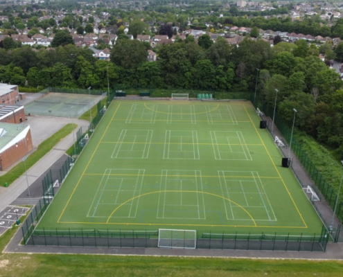 St Olave's Grammar School hockey pitch construction by Blakedown