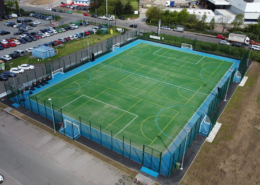 Holford Drive Community Sports Hub Sand Dressed Pitch Construction