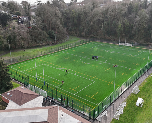 Underhill Park 3g Pitch Construction Mumbles Wales