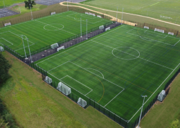 Double 3G football pitch built at Kenilworth School and Sixth Form College in Warwickshire