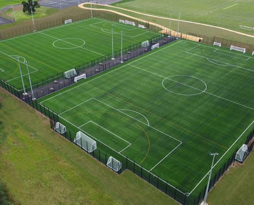 Double 3G football pitch built at Kenilworth School and Sixth Form College in Warwickshire