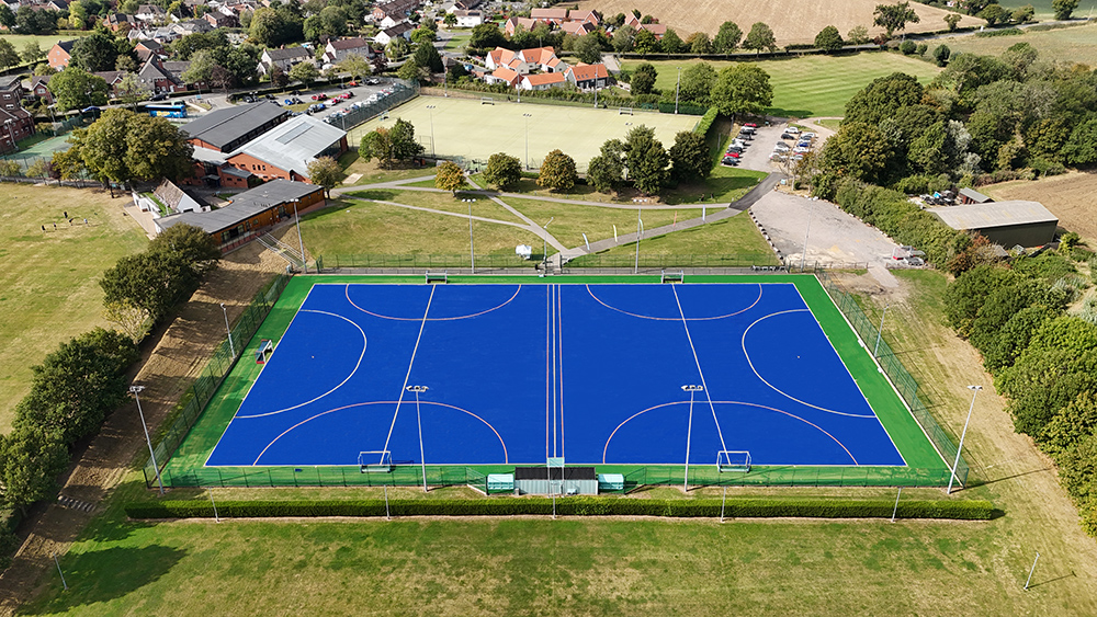 Framlingham College, hockey pith construction by Blakedown Framlingham College, hockey pith construction by Blakedown