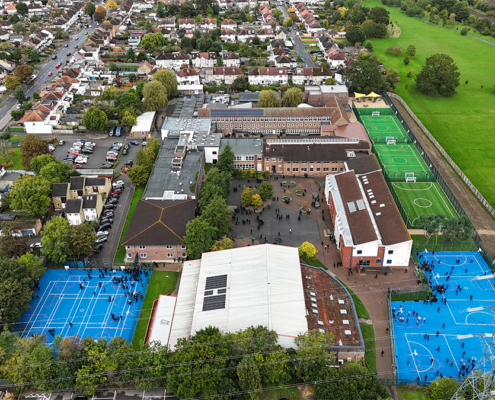 Glenthorne High School MUGA facilities construction By Blakedown Sport & Play