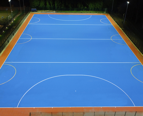 Keele University hockey pitch by Blakedown