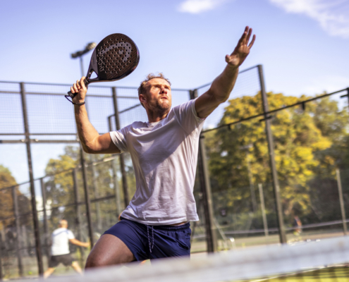 Padel court construction by Blakedown Sport & Play Ltd.