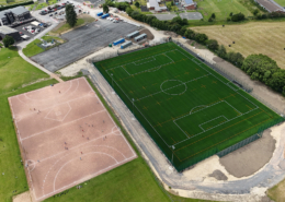 Brwyngwyn School 3G pitch construction by Blakedown Sport & Play