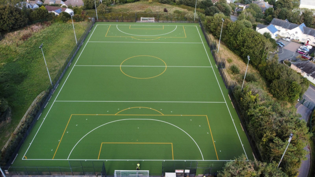 Kingsbridge Community College hockey pitch built by Blakedown Kingsbridge Community College hockey pitch built by Blakedown