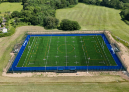 Risca Leisure Centre 3G pitch construction by Blakedown Sport & Play