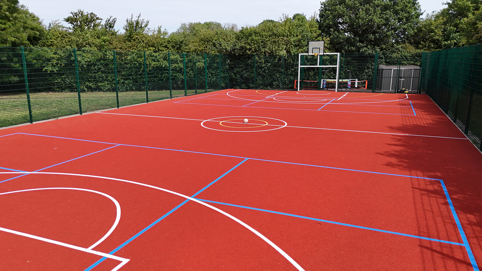 Sutton VA Primary School MUGA courts construction by Blakedown Sport & Play Sutton VA Primary School MUGA courts construction by Blakedown Sport & Play