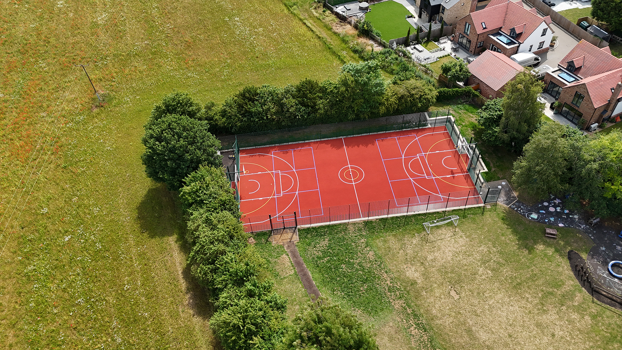Sutton VA Primary School MUGA courts construction by Blakedown Sport & Play Sutton VA Primary School MUGA courts construction by Blakedown Sport & Play